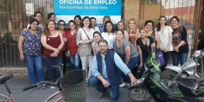 Participantes de la capacitación en la oficina de empleo