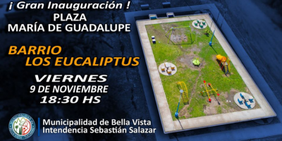 Inauguracion plaza Maria Guadalupe